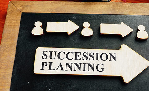 Game Board With The Words Succession Planning Written On It