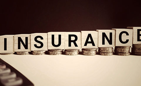 Blocks Spelling Out The Word Insurance