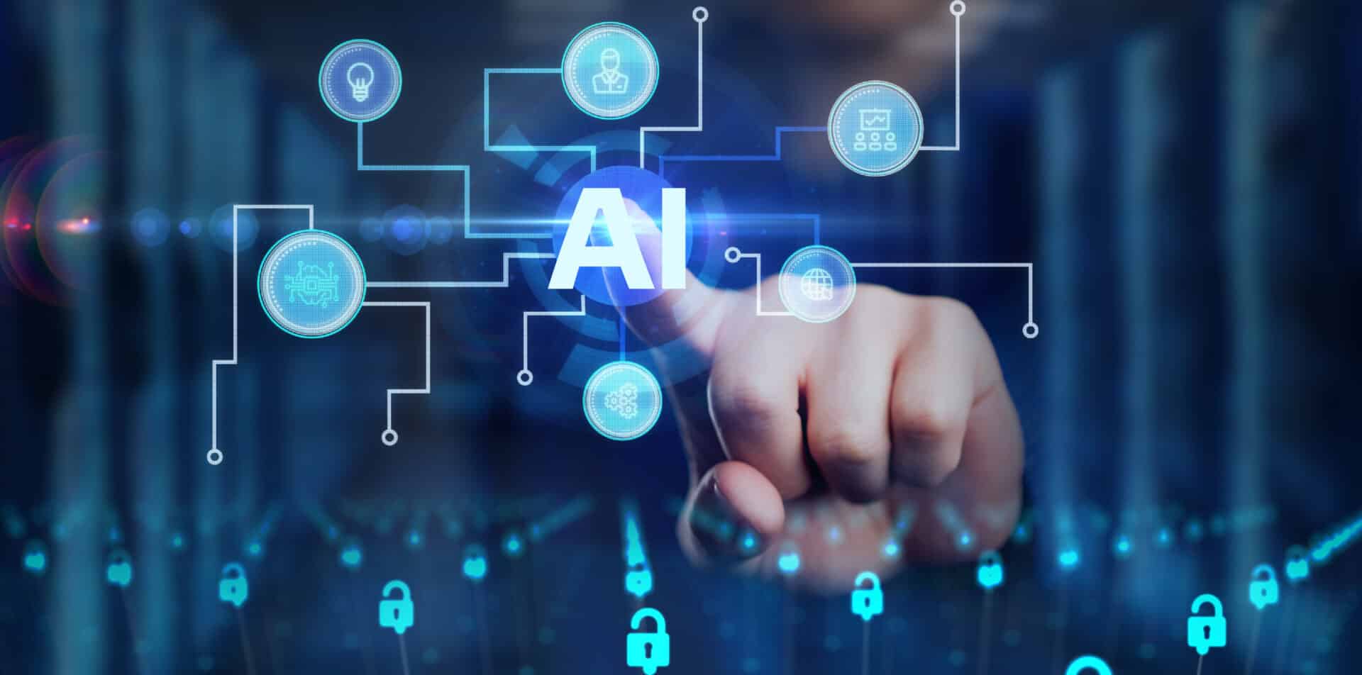 Ai Learning And Artificial Intelligence Concept. Business, Moder