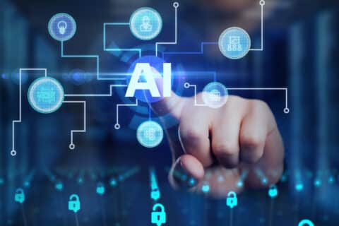 Ai Learning And Artificial Intelligence Concept. Business, Moder