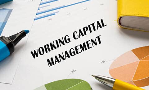 Working,capital,management,sign,on,the,piece,of,paper.