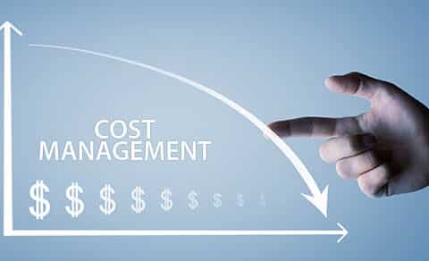 Cost,reduction.,dollar,symbols,and,down,arrow.,business.,finance