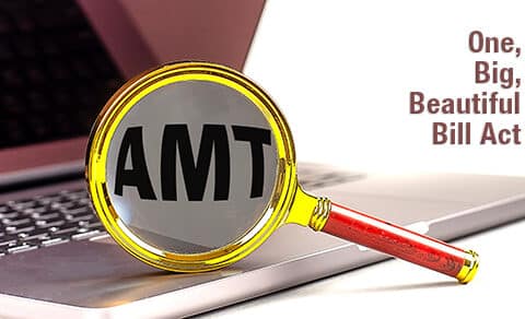 ChatGPT said: Magnifying, glass, AMT, text, laptop, keyboard, red, handle, gold, rim, One, Big, Beautiful, Bill, Act, text.