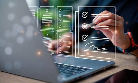 Online,business,contract,electronic,signature,,e Signing,,digital,document,management,,paperless