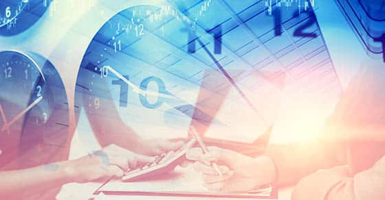 Review your business expenses before year end Office,hours,business,times,working,day,concept.,time,clocks,overlay