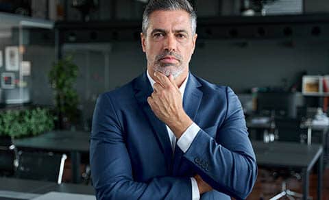 Serious,confident,mid,aged,business,man,,thoughtful,doubtful,company,ceo