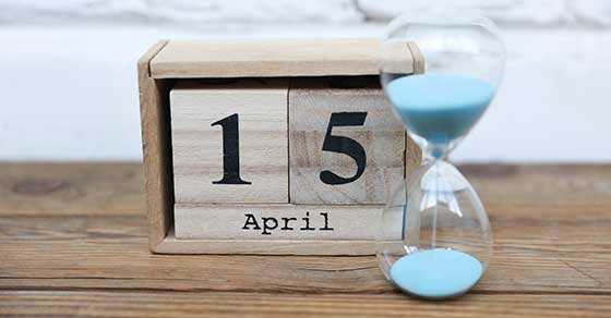 April 15 is the deadline for more than just your income tax return Depending on your situation, you may have more to do by April 15 than file your Form 1040. What you do — or don’t do — by that date could either save you or cost you taxes, interest and penalties.